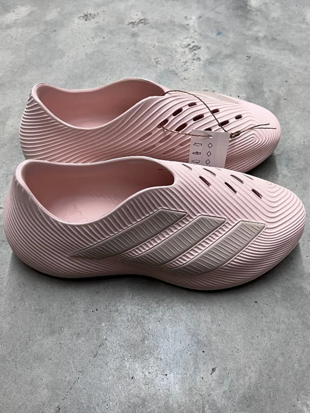 Adidas Purechill Post-Workout Recovery Slides Pink Silver Men's KH6696 - New